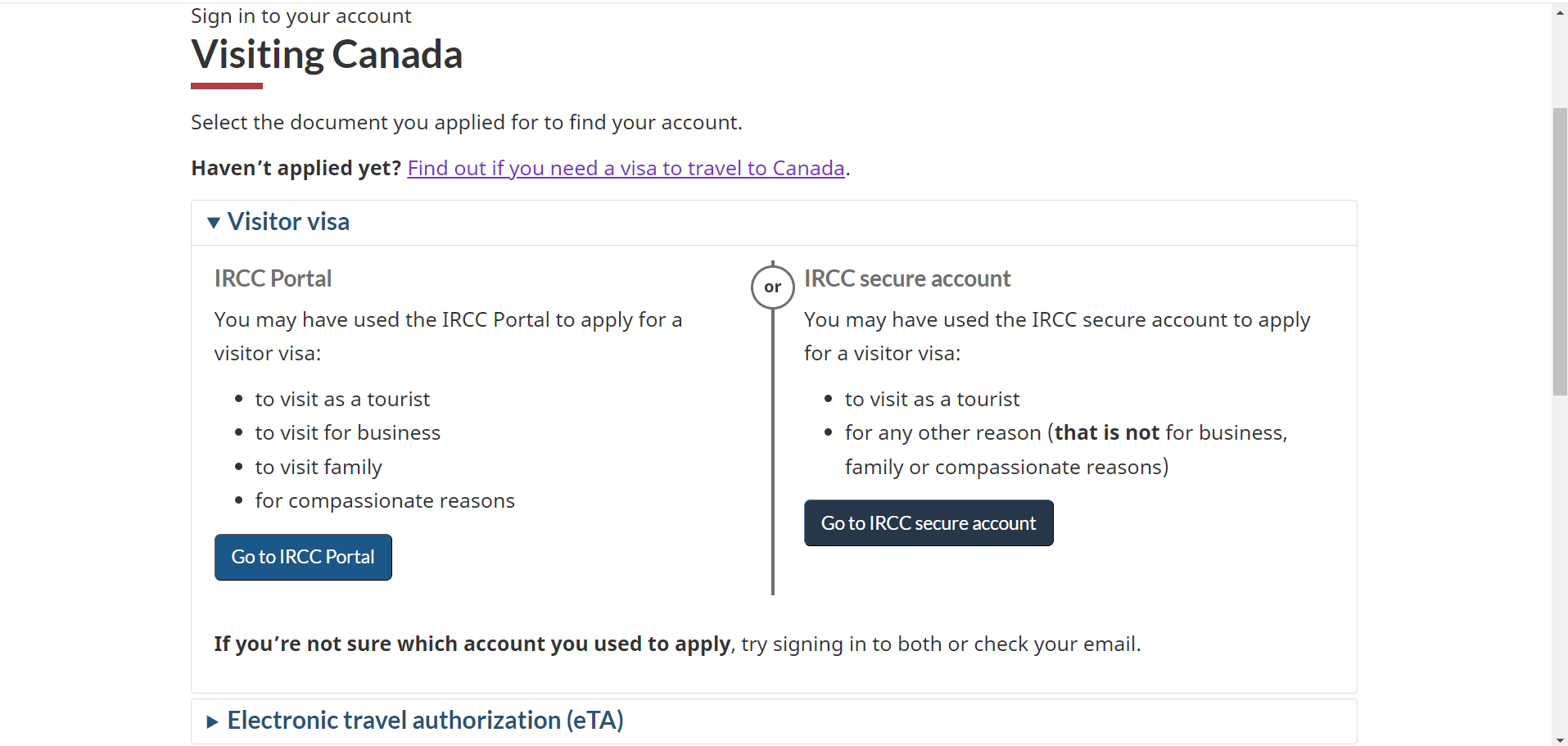 Canada Tourist Visa: Visiting Canada