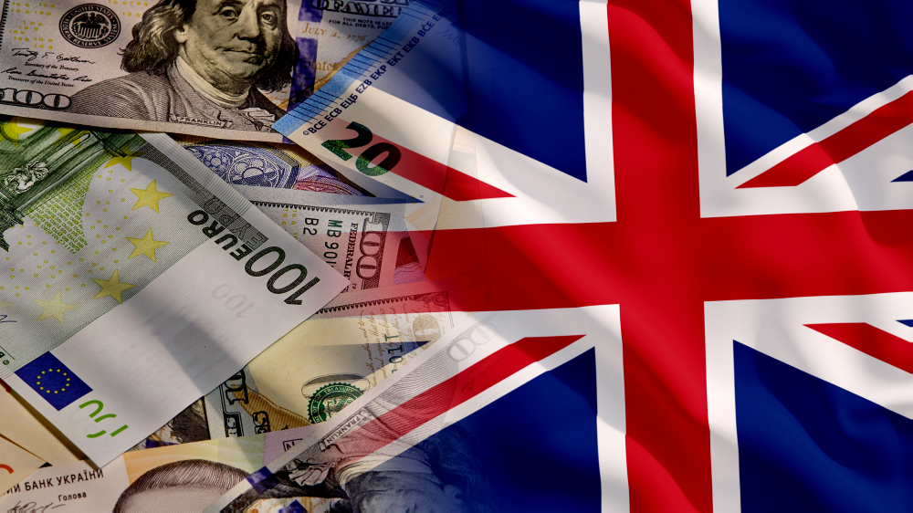 How to Open a Bank Account in the UK as a New Immigrant: A picture showing a UK flag and money
