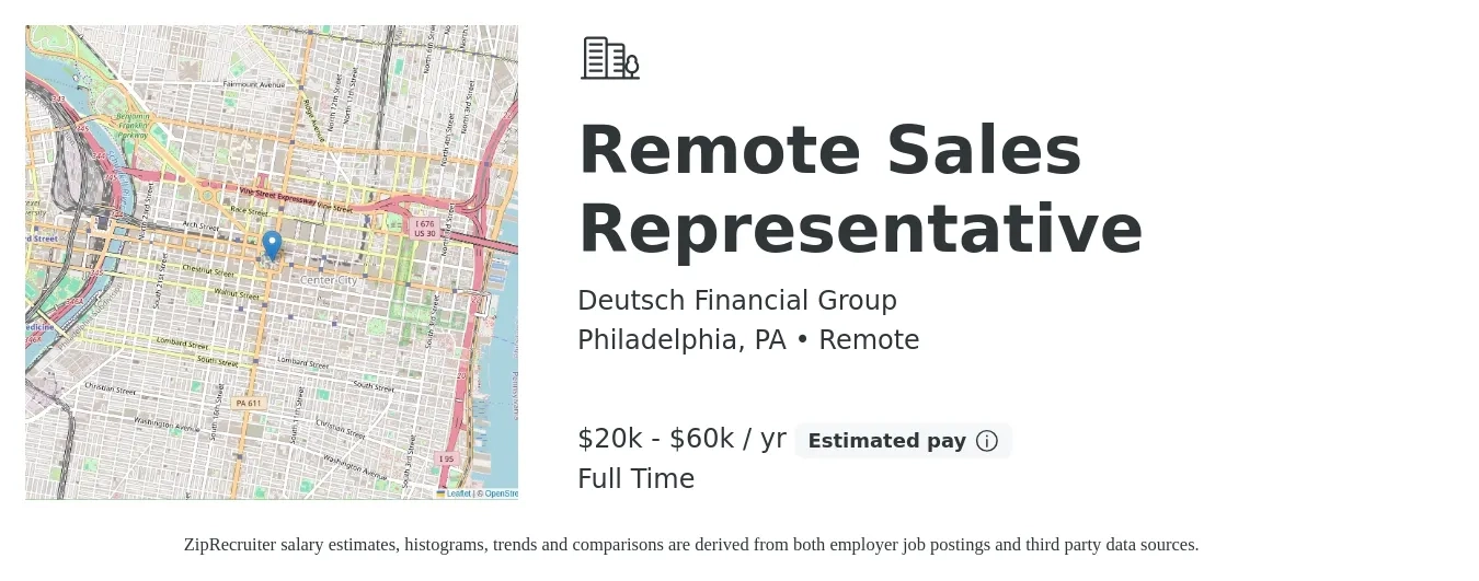 Remote Sales Representative at Deutsch Financial Group